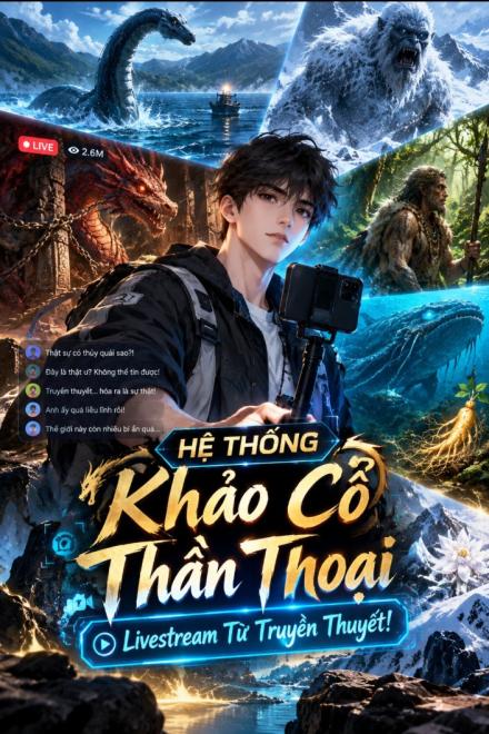 Hệ Thống Khảo Cổ Thần Thoại: Livestream Từ Truyền Thuyết!